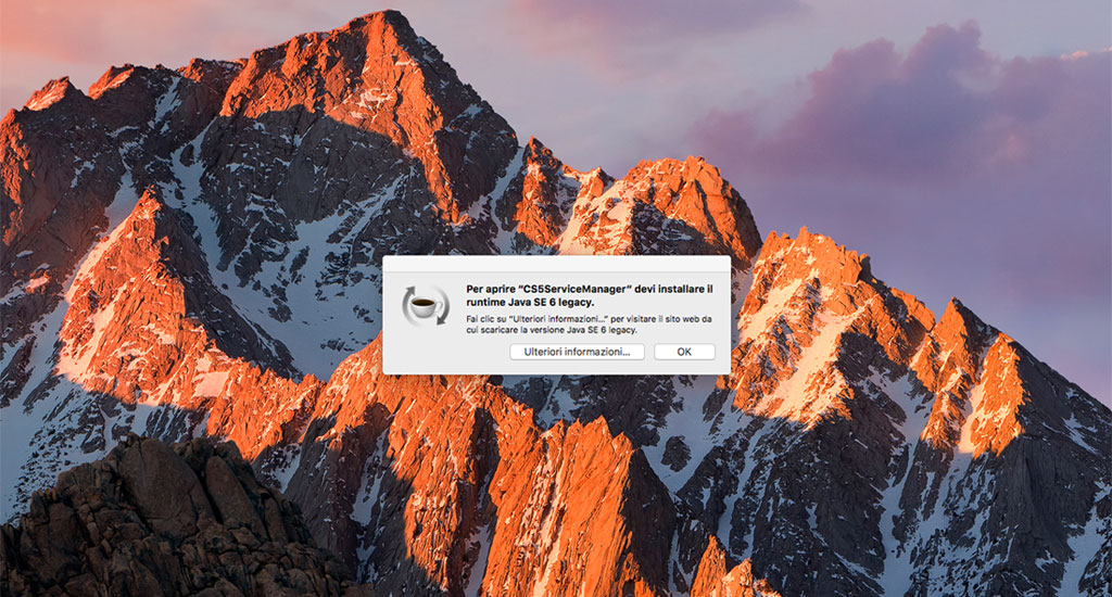 Legacy java se 6 runtime for mac os sierra version